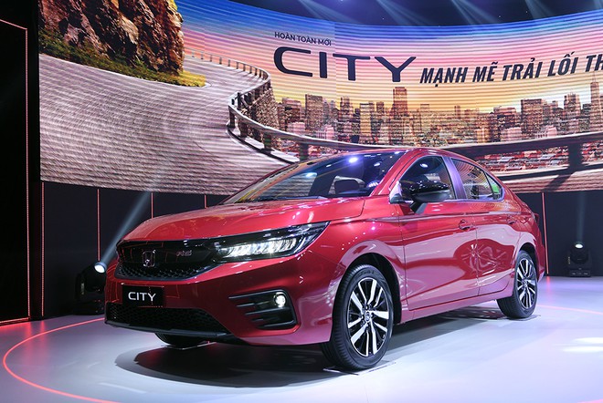 Honda City 2021 tung ra thị trường 3 phiên bản 1.5G, 1.5L và RS đi kèm giá bán lần lượt 529, 569 và 599 triệu đồng